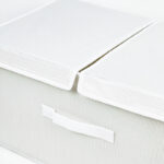 ⁦صندوق تخزين قابل للطي بغطاء مزدوج لتنظيم الملابس والبناطيل بيد لسهولة الحمل⁩ - الصورة ⁦7⁩