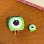 ⁦كفر حماية لشاحن وكابل الآيفون بتصميم كورتي البعبع _ قطعتين⁩ - الصورة ⁦7⁩