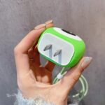 ⁦كفر حماية لشاحن وكابل الآيفون بتصميم كورتي البعبع _ قطعتين⁩ - الصورة ⁦8⁩