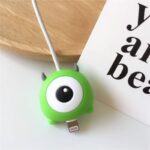 ⁦كفر حماية لشاحن وكابل الآيفون بتصميم كورتي البعبع _ قطعتين⁩ - الصورة ⁦9⁩