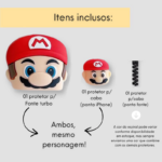 ⁦كفر حماية لشاحن وكابل وسلك الآيفون بتصميم سوبر ماريو _ 3 قطع⁩ - الصورة ⁦3⁩