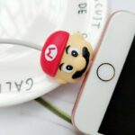 ⁦كفر حماية لشاحن وكابل وسلك الآيفون بتصميم سوبر ماريو _ 3 قطع⁩ - الصورة ⁦5⁩