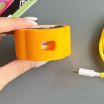 ⁦كفر حماية لشاحن وكابل وسلك الآيفون بتصميم لوفي _ قطعتين⁩ - الصورة ⁦6⁩