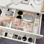 ⁦مجموعة منظمات اكليريك مضلع 7 قطع بمقاسات مختلفة للادارج⁩ - الصورة ⁦2⁩