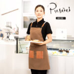 ⁦مريلة مطبخ وتربروف ب 4 جيب للحفاظ علي الملابس اثناء طهي الطعام⁩ - الصورة ⁦7⁩