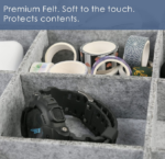 ⁦منظم شرابات وملابس داخلية 12 خانة قابل للفك والتركيب⁩ - الصورة ⁦7⁩