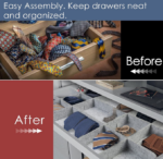 ⁦منظم شرابات وملابس داخلية 12 خانة قابل للفك والتركيب⁩ - الصورة ⁦6⁩