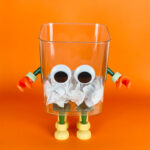 ⁦باسكت قمامة اكليريك بتصميم كرتوني مجسم  لغرف النوم و الاطفال⁩ - الصورة ⁦2⁩