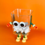 ⁦باسكت قمامة اكليريك بتصميم كرتوني مجسم  لغرف النوم و الاطفال⁩ - الصورة ⁦3⁩