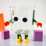 باسكت قمامة اكليريك بتصميم كرتوني مجسم  لغرف النوم و الاطفال