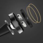 ⁦حامل موبايل مغناطيسي دوار للسيارة يثبت في فتحات التكييف⁩ - الصورة ⁦6⁩