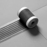 ⁦شريط شبكي لاصق قابل للقص لمنع انسداد البلاعات والبانيو - متر⁩ - الصورة ⁦2⁩