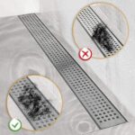 ⁦شريط شبكي لاصق قابل للقص لمنع انسداد البلاعات والبانيو - مقاس 2.5 متر⁩ - الصورة ⁦7⁩