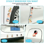 ⁦صدادة باب سيارة لمنع الخدوش والصدمات بشكل كرتوني ثري دي - قطعتين⁩ - الصورة ⁦9⁩