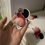 ⁦صدادة باب سيارة لمنع الخدوش والصدمات بشكل كرتوني ثري دي - قطعتين⁩ - الصورة ⁦8⁩