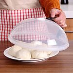 ⁦غطاء طعام الميكرويف بيد لتوزيع الحرارة بالتساوي والحفاظ على الميكرويف من الأتساخ⁩ - الصورة ⁦4⁩