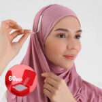 مجموعة دبل فيس شفاف 60 قطعة لتثبيت الاغراض بدون حفر - مناسب لثبيت الطرح