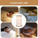 ⁦اباجورة تاتش  ب 3 الوان مختلفة قابلة للطي  تعمل بيو اس بي للشحن⁩ - الصورة ⁦5⁩