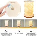 ⁦اباجورة تاتش  ب 3 الوان مختلفة قابلة للطي  تعمل بيو اس بي للشحن⁩ - الصورة ⁦6⁩