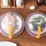 ⁦غطاء طعام الميكرويف بيد لتوزيع الحرارة بالتساوي والحفاظ على الميكرويف من الأتساخ⁩ - الصورة ⁦7⁩