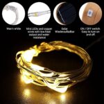 ⁦ليد ميني مقاس 2 متر بسلك نحاسي من الفلين قابل للتشكيل يعمل بالبطاريات⁩ - الصورة ⁦5⁩