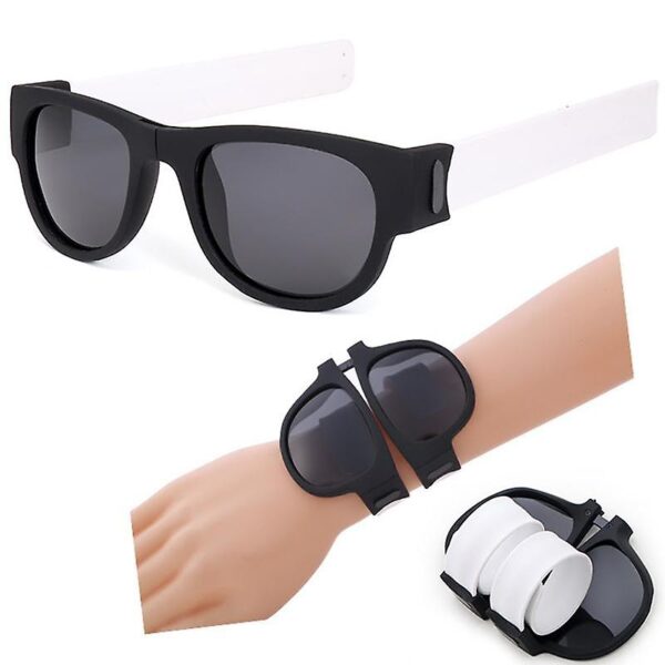 نظارة شمسية قابلة للطي على شكل سوار معصم لليد