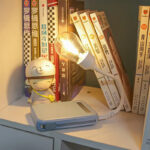 ⁦وناسة علي شكل لمبة بيد قابلة للتعديل مع منفذ يو اس بي للشحن⁩ - الصورة ⁦2⁩