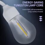 ⁦وناسة علي شكل لمبة بيد قابلة للتعديل مع منفذ يو اس بي للشحن⁩ - الصورة ⁦6⁩