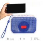 ⁦USB مكبر صوت ستيريو مع راديو - يعمل بالبلوتوث وشحن⁩ - الصورة ⁦5⁩