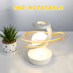 ⁦اباجورة مكتب سينسور شكل قمر دوار ب 6 الوان مختلفة⁩ - الصورة ⁦5⁩