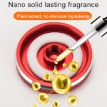 ⁦فواحة لتابلوه السيارة على شكل كرة بلورية مزدوجة الحلقات تعمل بالطاقة الشمسية⁩ - الصورة ⁦6⁩