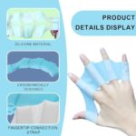 ⁦جوانتي سباحة من السيليكون علي شكل زعانف للتدريب علي السباحة⁩ - الصورة ⁦3⁩