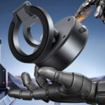 ⁦حامل موبايل مغناطيسي معدني بقوة شفط عالية للسيارات والاسطح الملساء - قابل للطي⁩ - الصورة ⁦8⁩