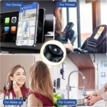 ⁦حامل موبايل مغناطيسي يعمل بقوة شفط قوية للتثبيت علي المرايات والاسطح الملساء⁩ - الصورة ⁦5⁩