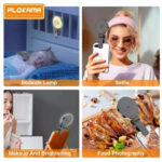 ⁦رينج لايت ميني  بمشبك مرن دوار 180 مع اضاءة احترافية ب 6 مستويات للسطوع⁩ - الصورة ⁦2⁩