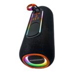 ⁦سبيكر مكبر للصوت وتربروف لاسلكي بقدرة 20 وات مع إضاءة ليد - بطارية 3000 ملي امبير⁩ - الصورة ⁦2⁩