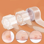 ⁦شريط لاصق طبي مطاطي شفاف  للجروح _ 50 قطعة⁩ - الصورة ⁦2⁩