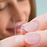 ⁦طقم ابر خياطة سهلة اللضم ب 3 احجام مختلفة واداة ازلة الغرز⁩ - الصورة ⁦5⁩