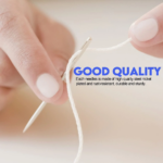 طقم ابر خياطة سهلة اللضم ب 3 احجام مختلفة واداة ازلة الغرز