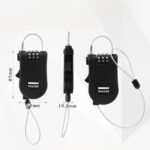 ⁦قفل امان برقم سري قابل للسحب بطول 1 متر لشنط السفر⁩ - الصورة ⁦8⁩