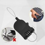 ⁦قفل امان برقم سري قابل للسحب بطول 1 متر لشنط السفر⁩ - الصورة ⁦9⁩