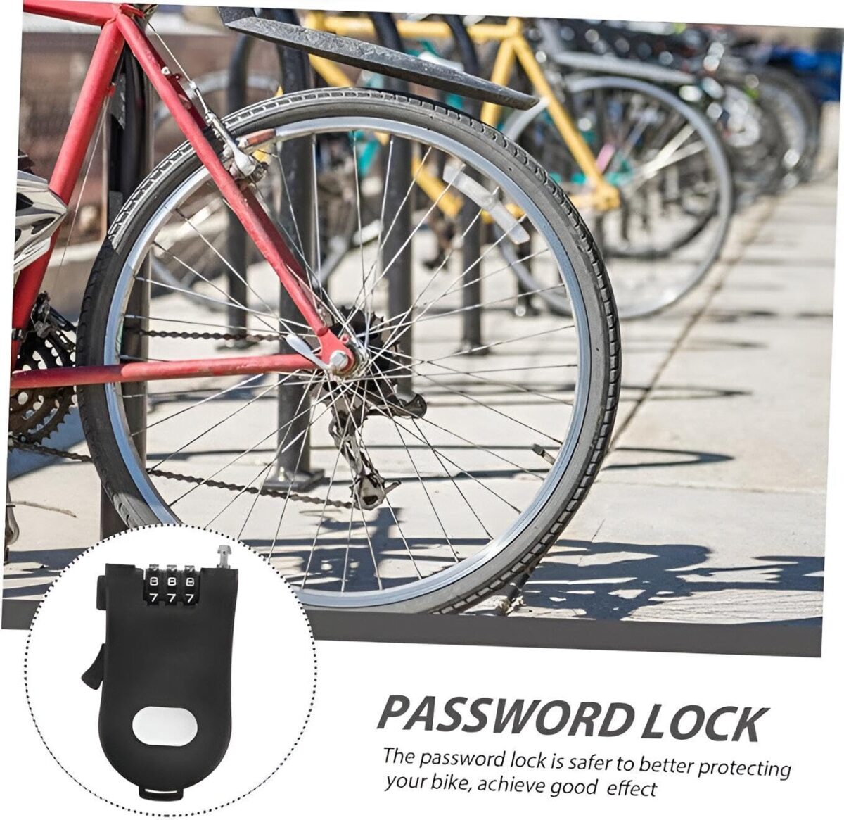 ⁦قفل امان برقم سري قابل للسحب بطول 1 متر لشنط السفر⁩ - الصورة ⁦3⁩