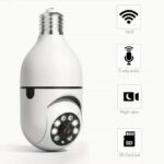 ⁦كاميرا مراقبة لاسلكية برؤية 360 درجة مع مخرج صوت ثنائي الاتجاه⁩ - الصورة ⁦2⁩