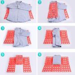 ⁦لوح طي لتطبيق الملابس والتيشيرتات وتنظيمها لتوفير المساحة داخل الدولاب⁩ - الصورة ⁦2⁩