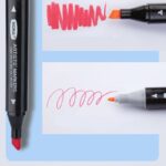 ⁦مجموعة اقلام ماركر 24 لون برؤوس مزدوجة  للرسم والتلوين⁩ - الصورة ⁦2⁩