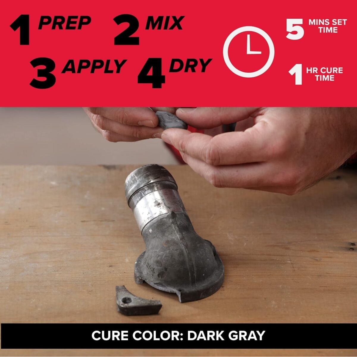 ⁦معجون ايبوكسي من الصلب الماسي قابل للتشكيل والتصميم⁩ - الصورة ⁦4⁩