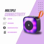 ⁦مكبر صوت ستريو مضيئ مع راديو يعمل بالبلوتوث و يو اس بي للشحن⁩ - الصورة ⁦6⁩