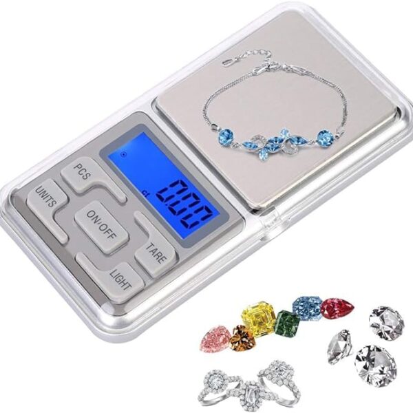 ميزان جيب الكتروني حساس للذهب والمجوهرات لوزن 500 جرام