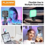 ⁦U80 Pro رينج لايت ميني بمشبك دوار واضاءة ار جي بي⁩ - الصورة ⁦3⁩