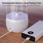 ⁦اباجورة قنديل البحر المتحرك 2*1 مع سبيكر صوت بلوتوث⁩ - الصورة ⁦5⁩